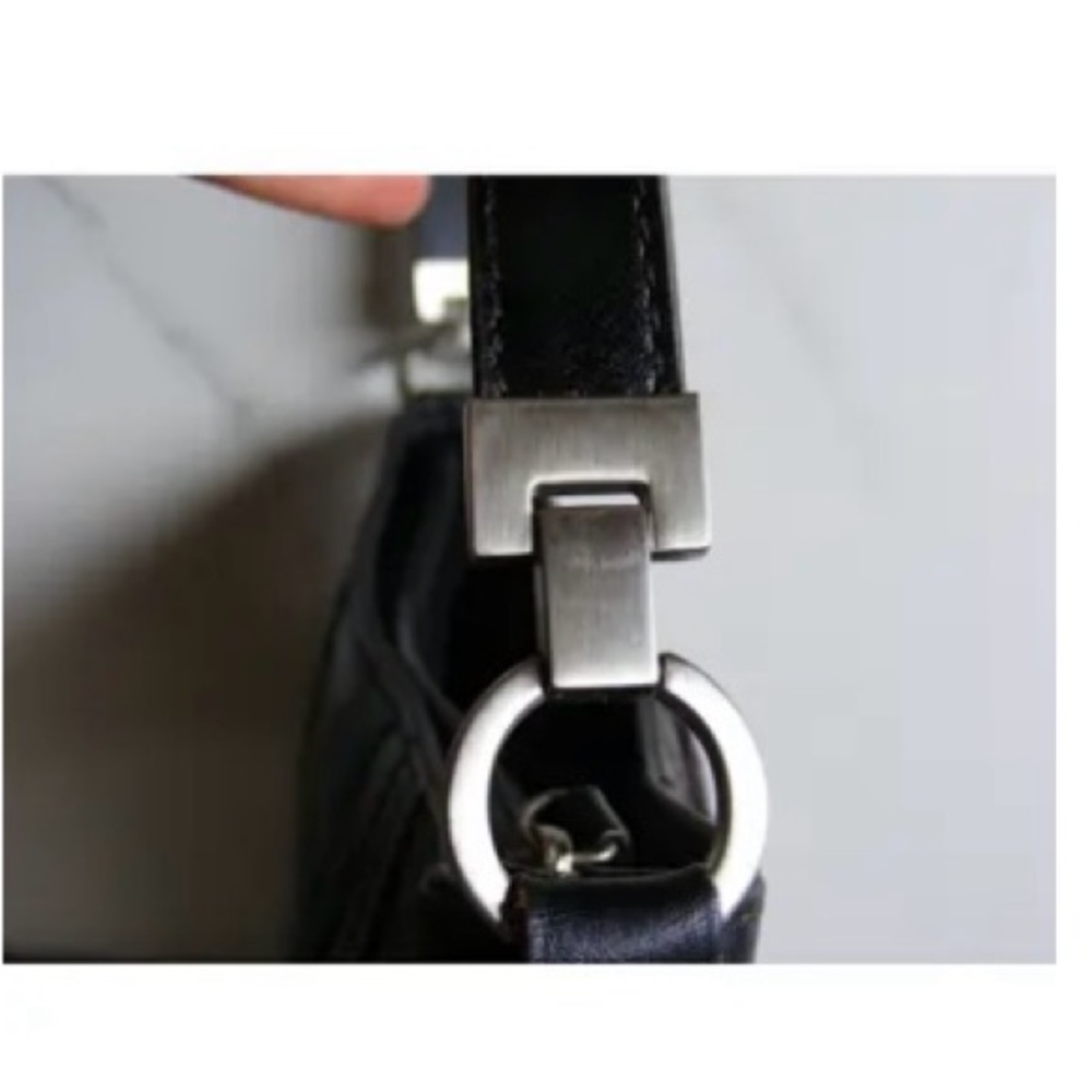 Vintage Etienne Aigner Chic Black Leather Shoulder Bag like new - Picture 7 of 16